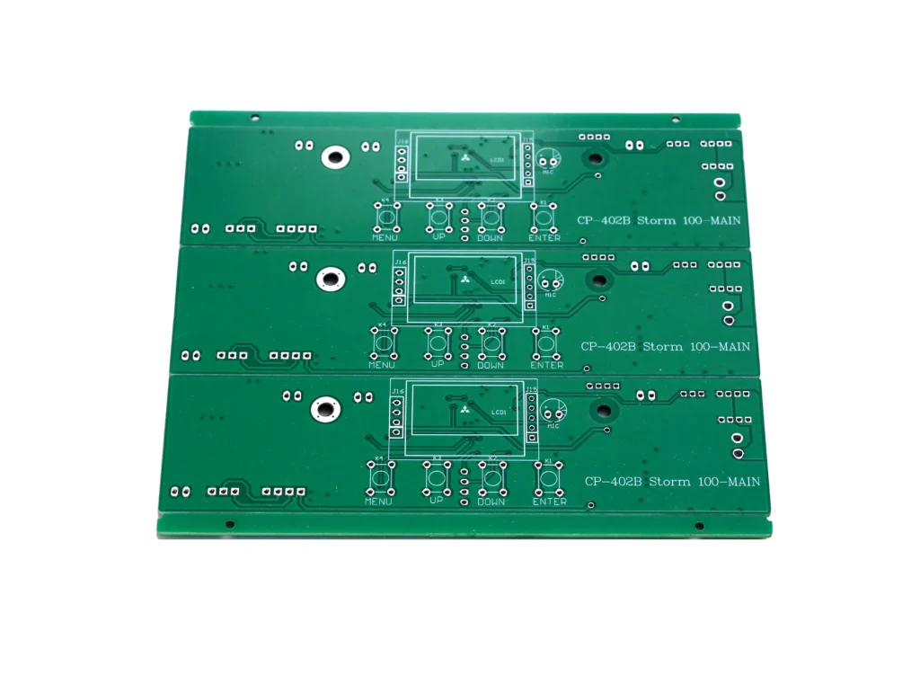 Finished bare PCB board from a China PCB manufacturer before component assembly