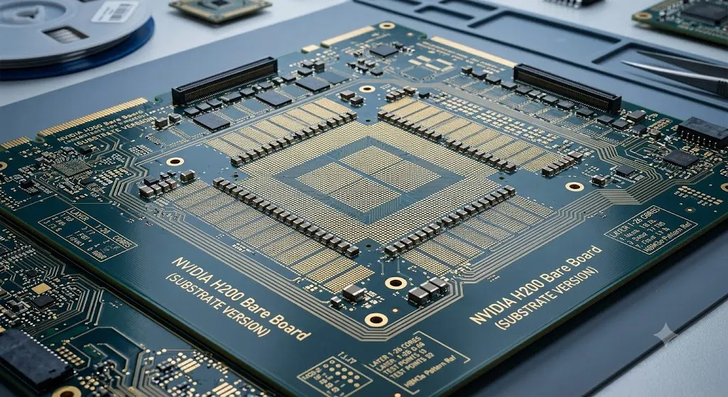 NVIDIA H200 AI GPU Bare Board Substrate PCB Design