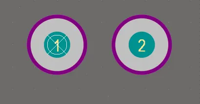 Altium Designer Pad Properties dialog via P P and Tab shortcuts for footprint customization