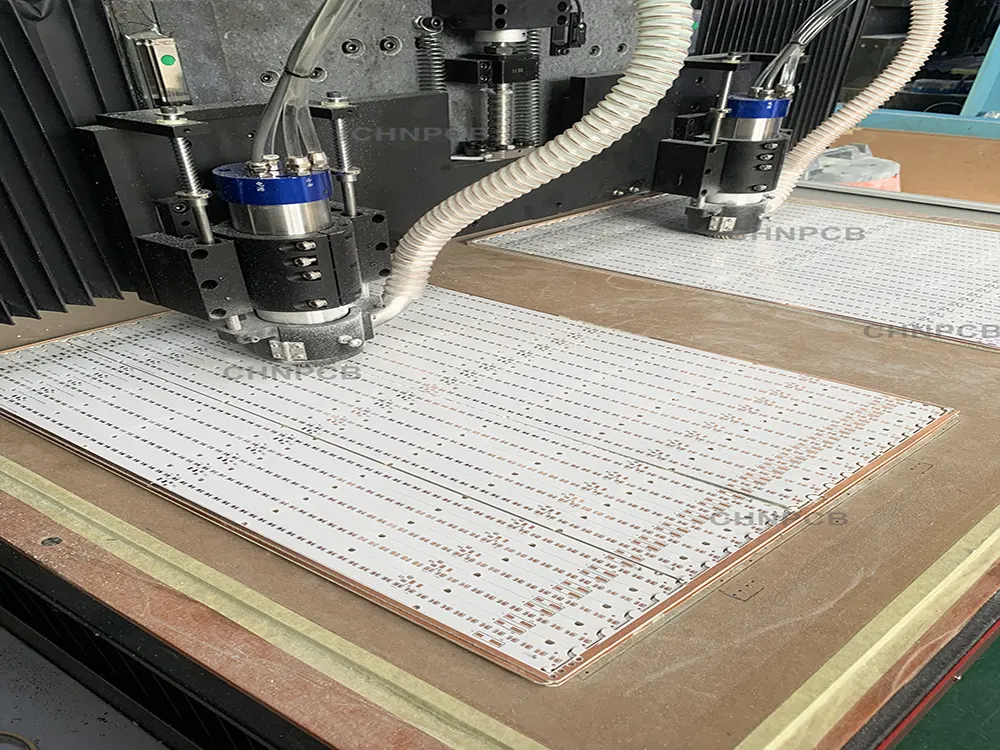 Panasonic R-1786 CEM-3 PCB CNC routing process in China PCB manufacturing